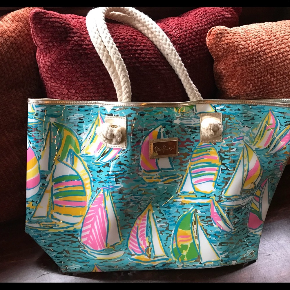 Lilly Pulitzer beach tote